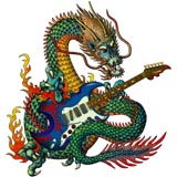 dragon and guitar